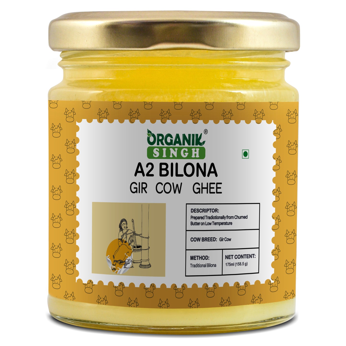 A2 Bilona Desi Gir cow Ghee