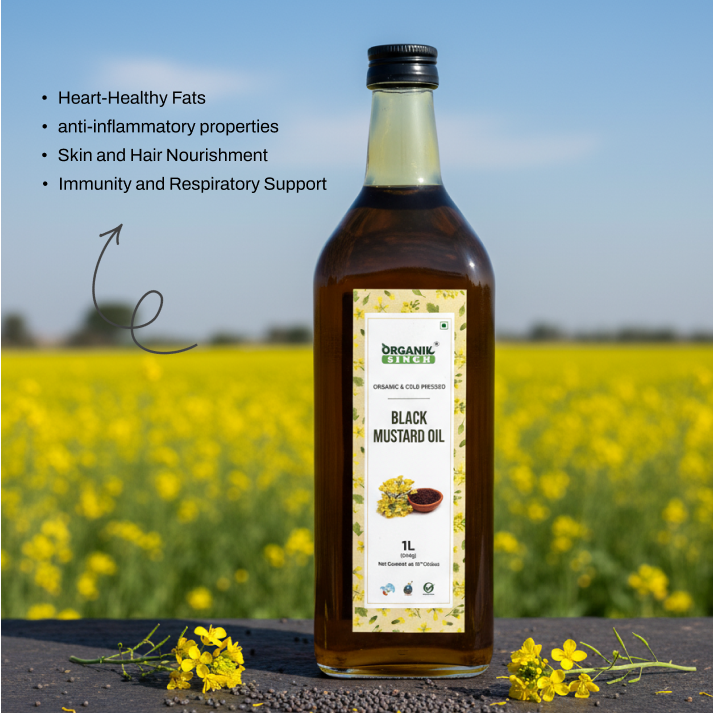 Cold-Pressed Black Mustard Oil