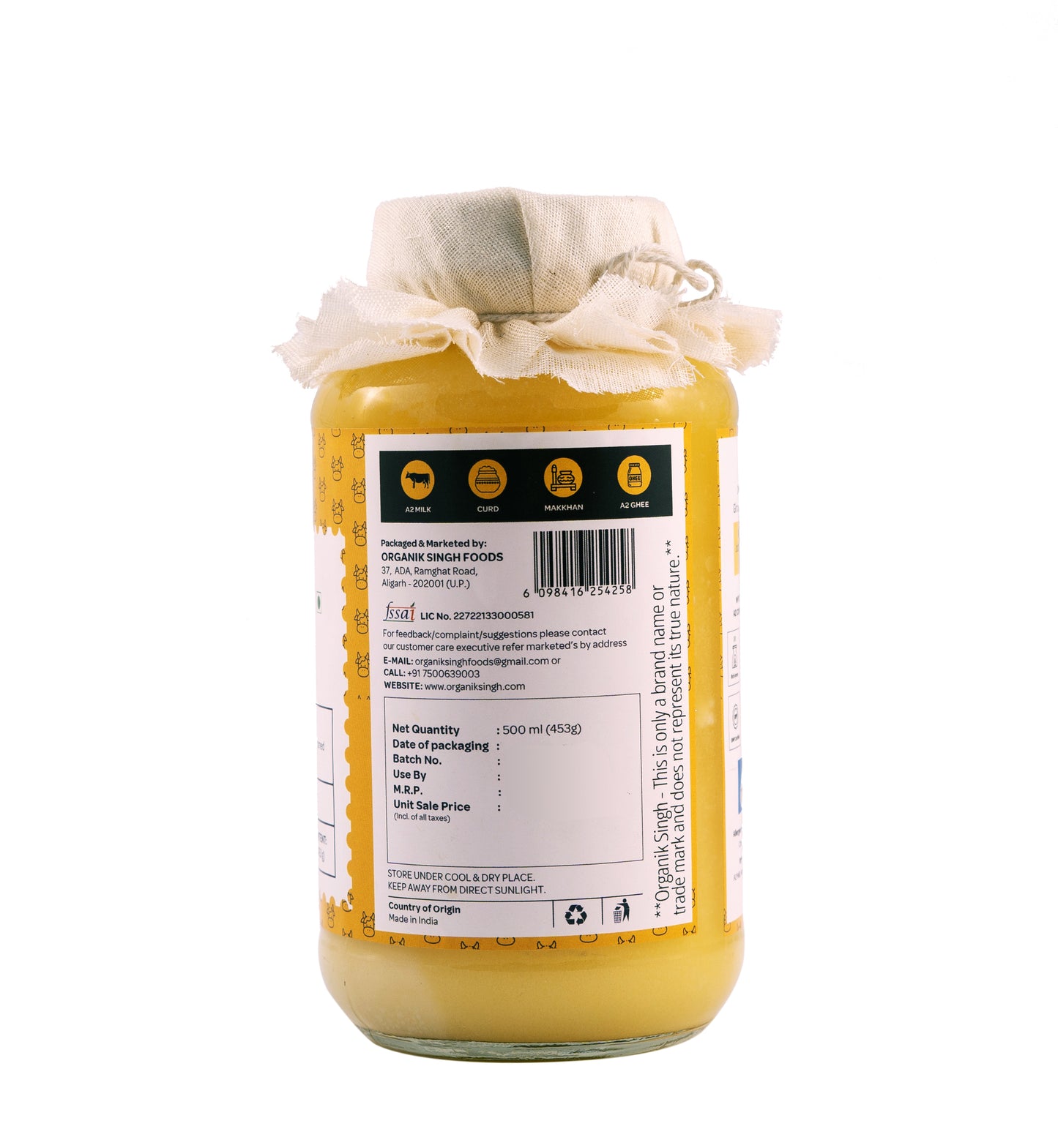 A2 Bilona Desi Gir cow Ghee