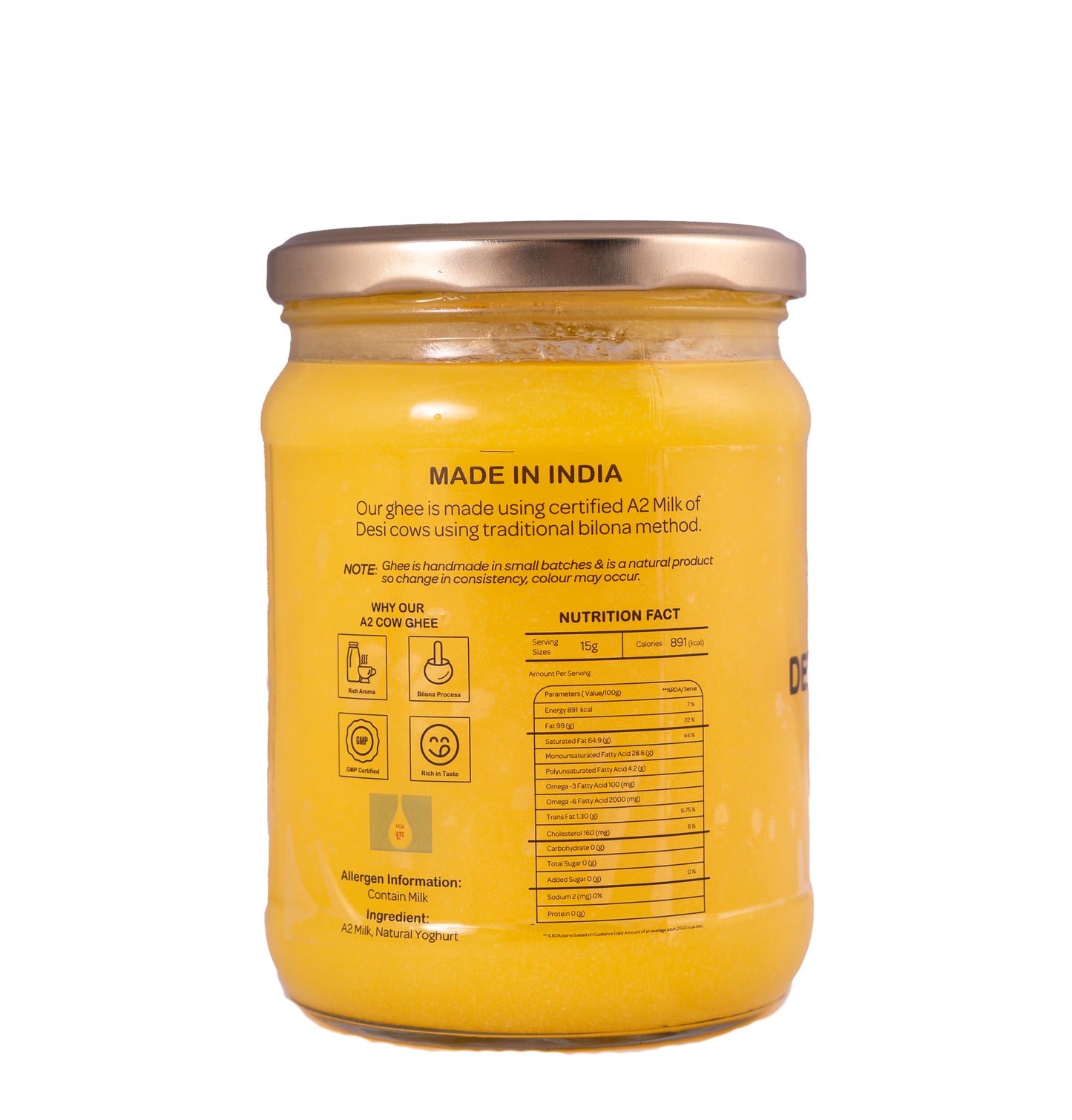 A2 Bilona Desi Cow Ghee