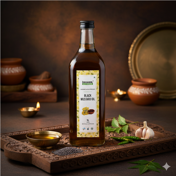 Cold Pressed Black Mustard Oil