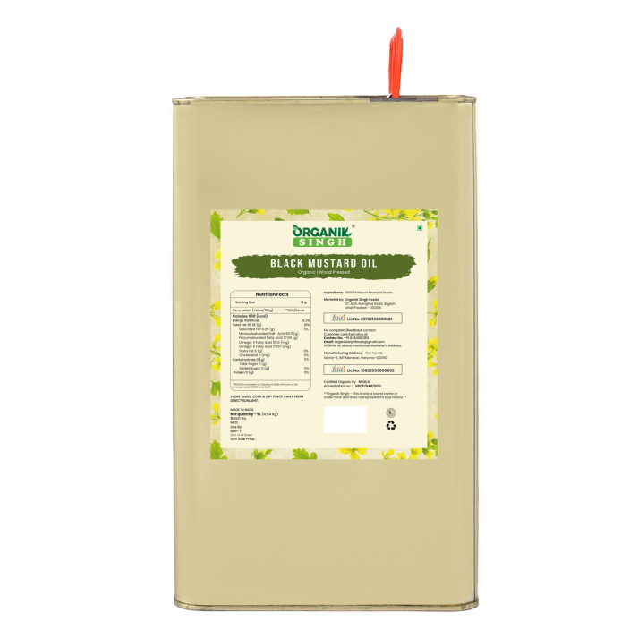 Cold Pressed Black Mustard Oil