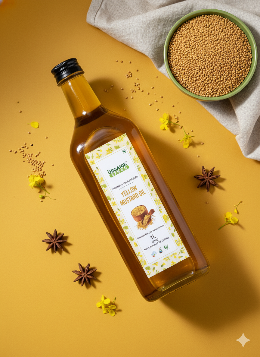 Cold pressed Yellow Mustard Oil